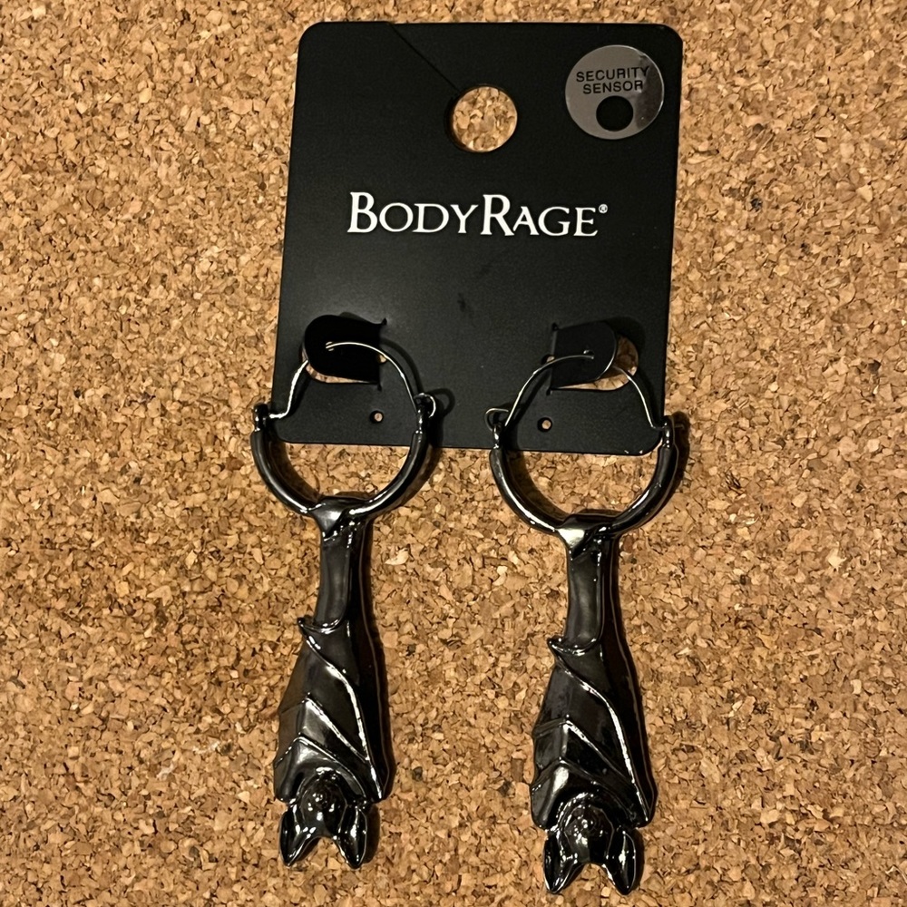 Spencer's Bat Earrings